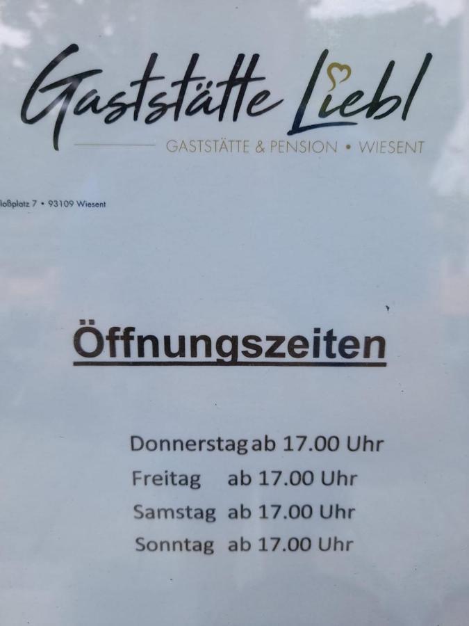 Gaststaette Liebl Hotel Wiesent Bagian luar foto